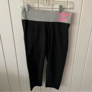 Victoria’s Secret PINK Cropped Anything But Cardio Yoga Pants